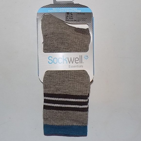 New Men's Sockwell Cascade lambswool / Alpaca crew sock M-L, shoe size 7-10 - Picture 1 of 8